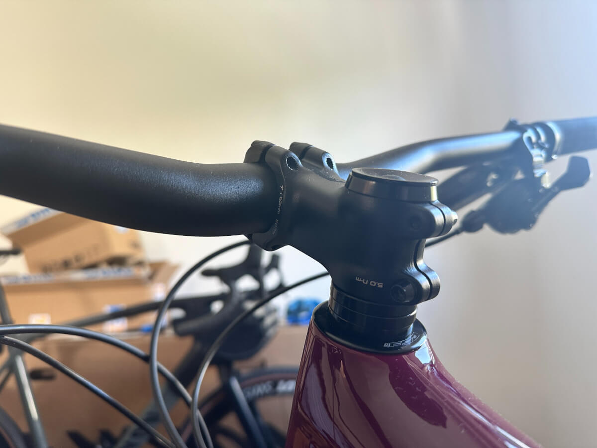 Handlebar height and stem direction